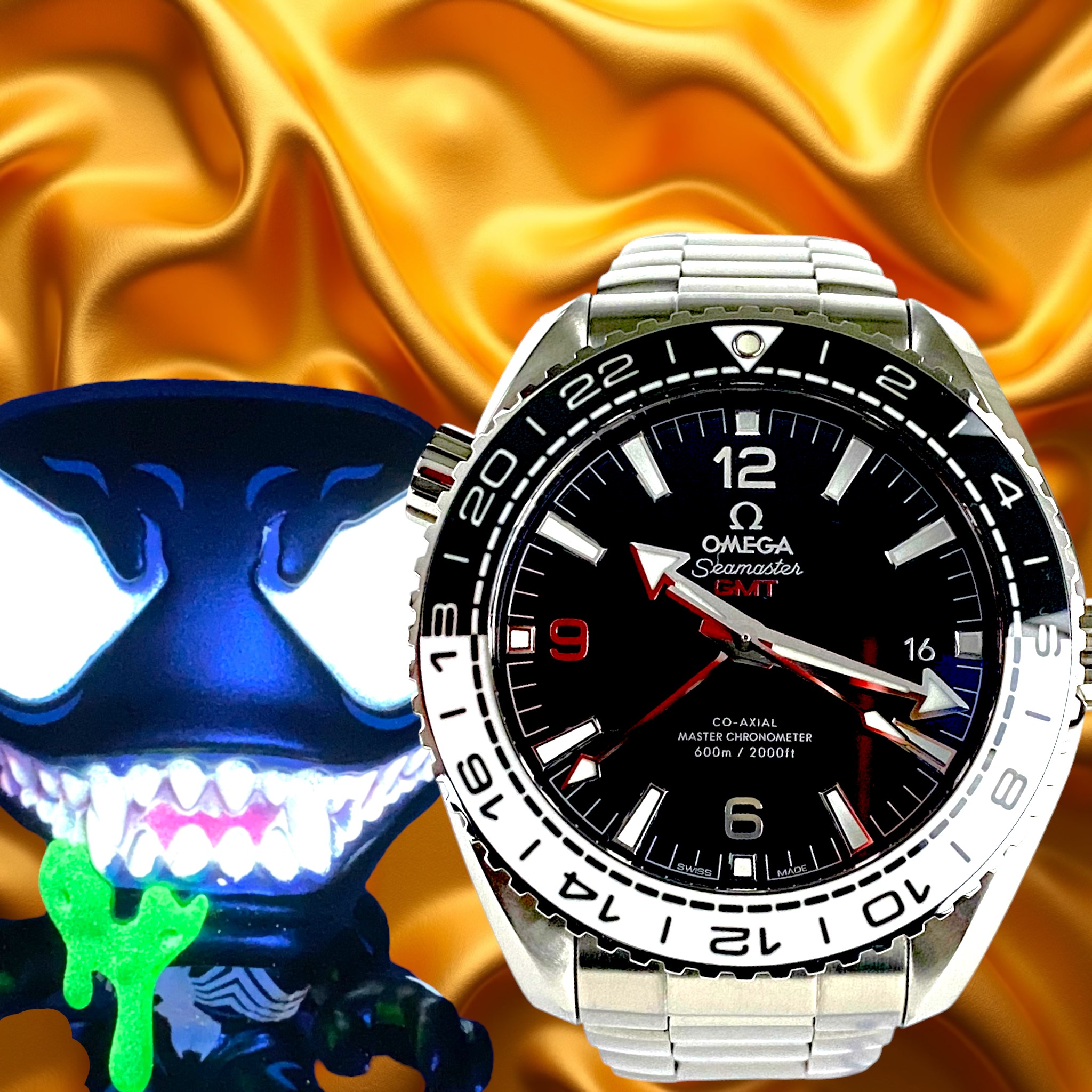 Omega Seamaster Planet Ocean GMT "Oreo" 215.30.44.22.01.001