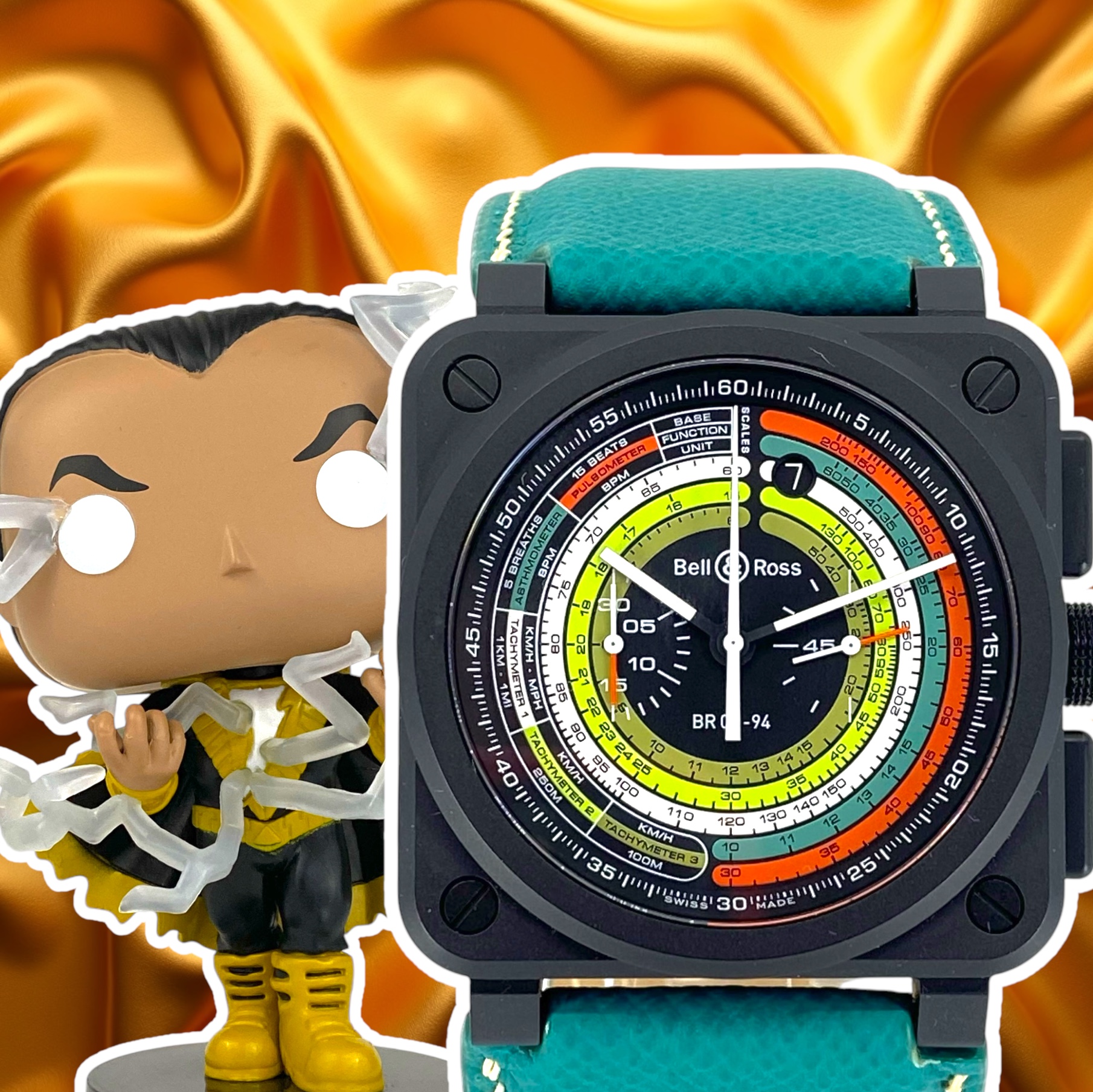 Bell Ross BR 03-94 Chronograph Multimeter Limited Edition BR0394-SW-CE/SRB